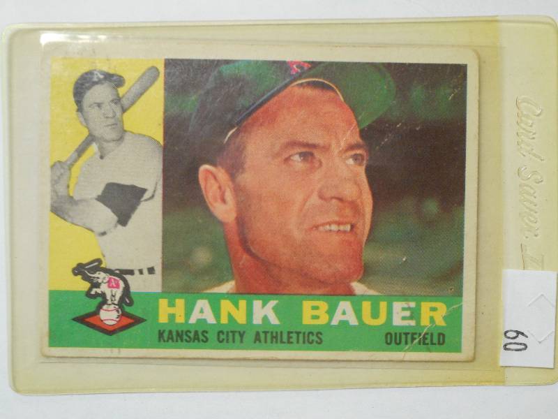 lot 60 image: 1960 Topps Vintage Baseball Card, H...