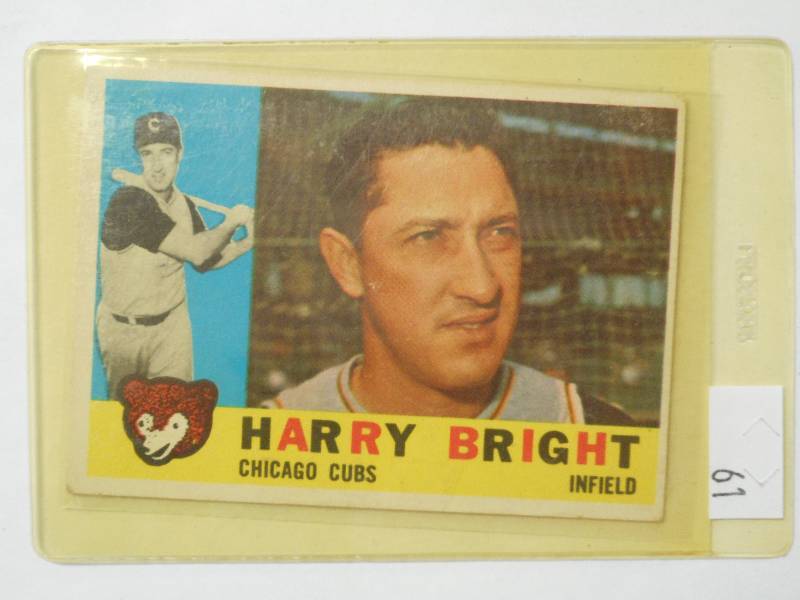 lot 61 image: 1960 Topps Vintage Baseball Card, H...