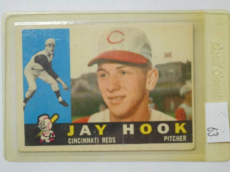 lot 63 image: 1960 Topps Vintage Baseball Card, J...