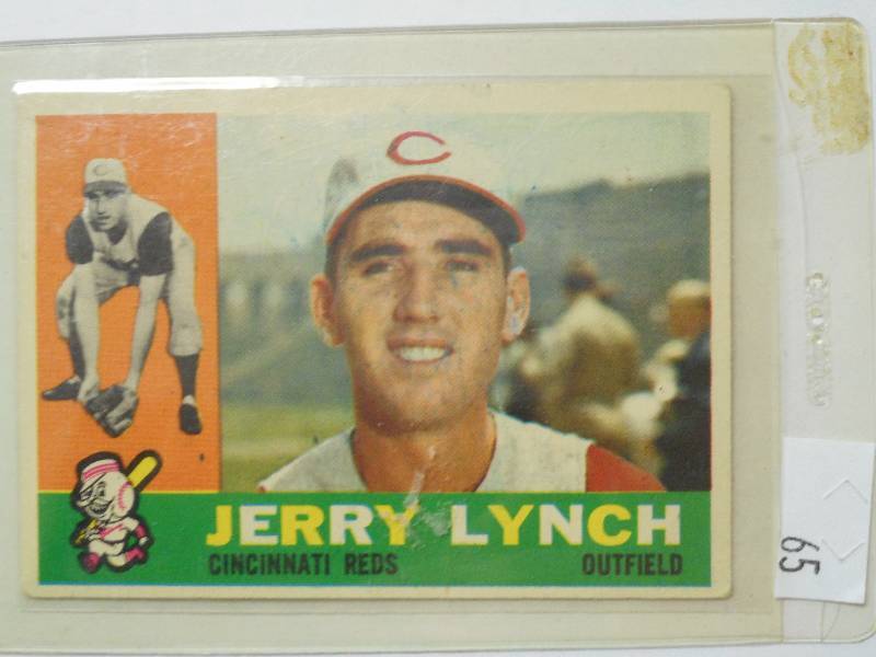 lot 65 image: 1960 Topps Vintage Baseball Card, J...
