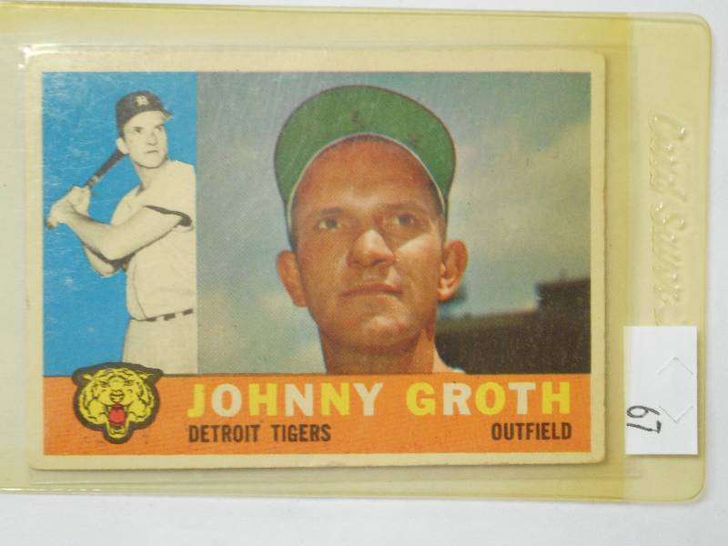 lot 67 image: 1960 Topps Vintage Baseball Card, J...