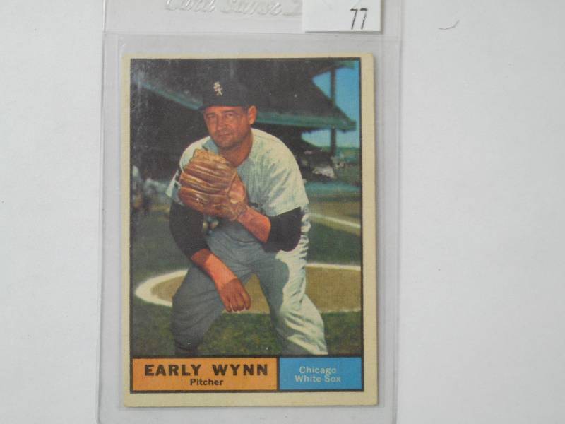 lot 77 image: 1961 Topps Vintage Baseball Card, E...