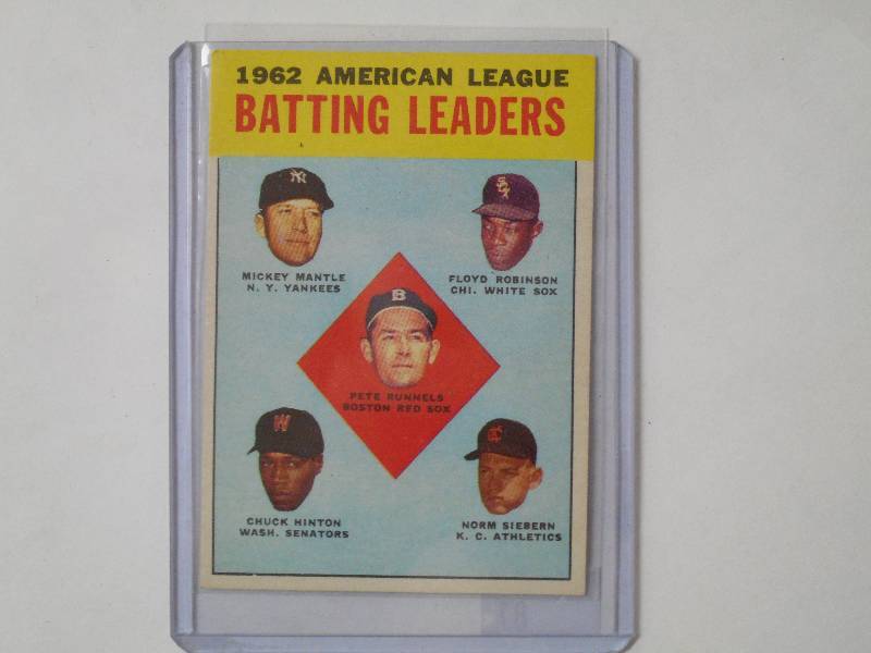 lot 81 image: 1963 Topps - 1962 Vintage American ...