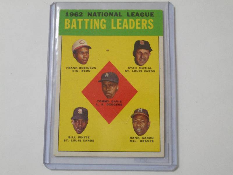 lot 84 image: 1963 Topps - 1962 Vintage National ...