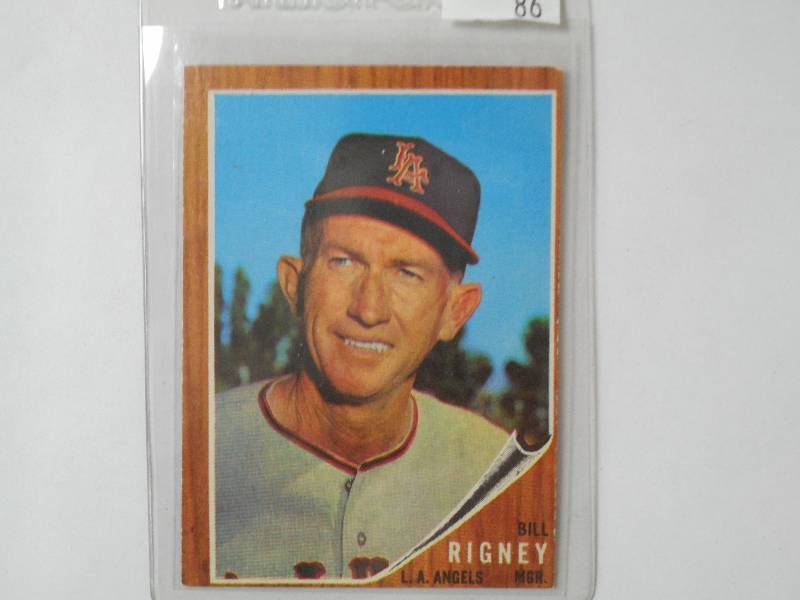 lot 86 image: 1962 Topps Vintage Baseball Card - ...