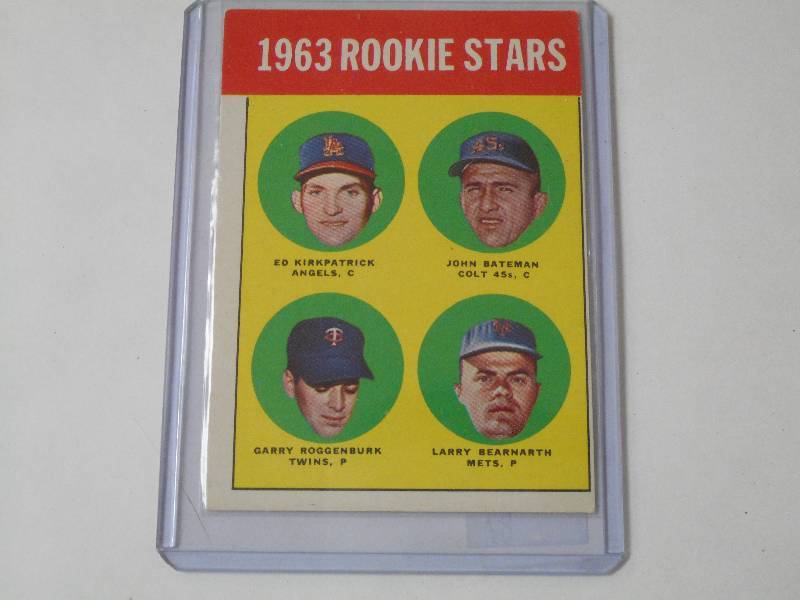 lot 87 image: 1963 Topps Vintage Baseball Card - ...