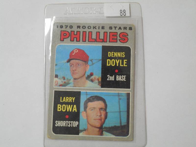 lot 88 image: 1970 Topps Baseball Card - Rookie S...