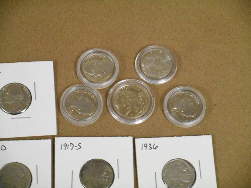 lot 145 image: US Coins - Mixed Bag Nickels, Cents...