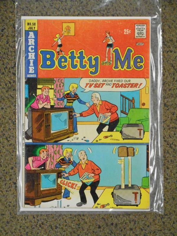 lot 107 image: 1974, #58 - Betty & Me - Archie Ser...