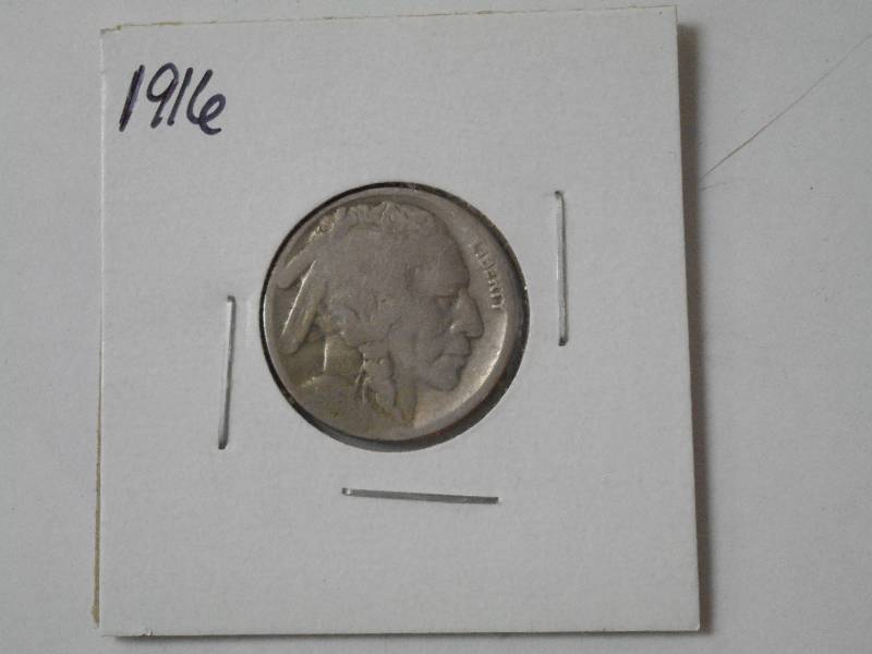 lot 128 image: 1916 P, Buffalo Nickel - Circulated...