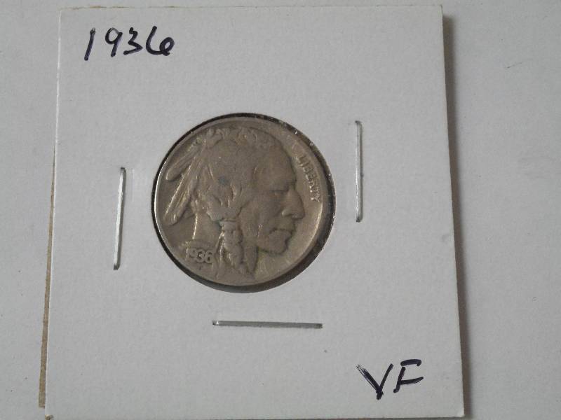 lot 134 image: 1937 P, Buffalo Nickel - Very Fine ...