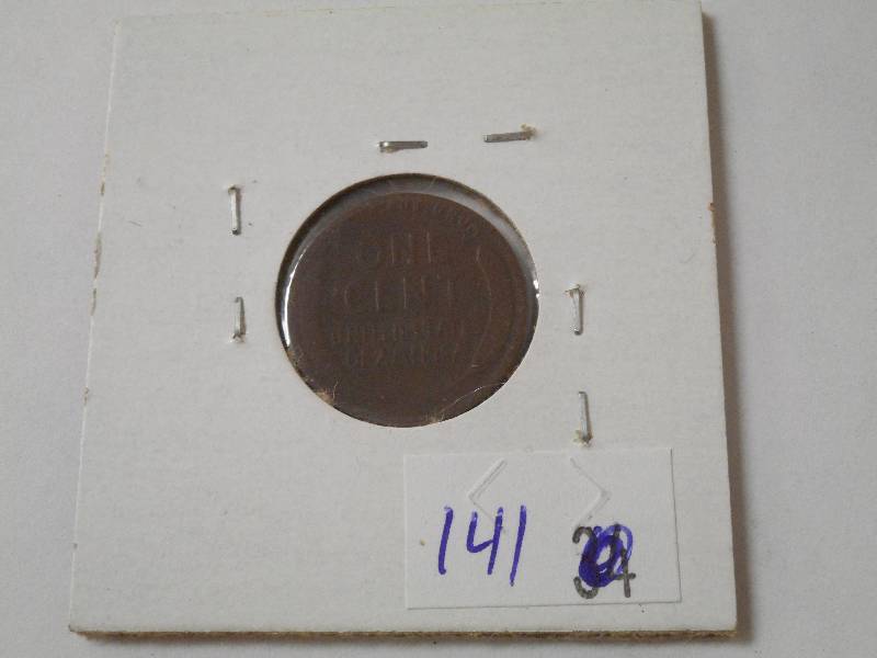 lot 141 image: 1912-D Lincoln Wheat CentPenny - V...