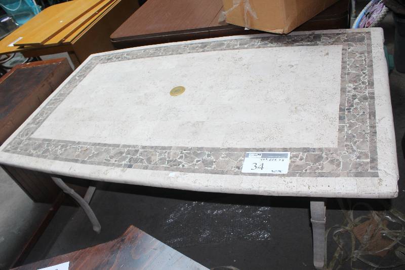 lot 34 image: Outdoor Umbrella Table