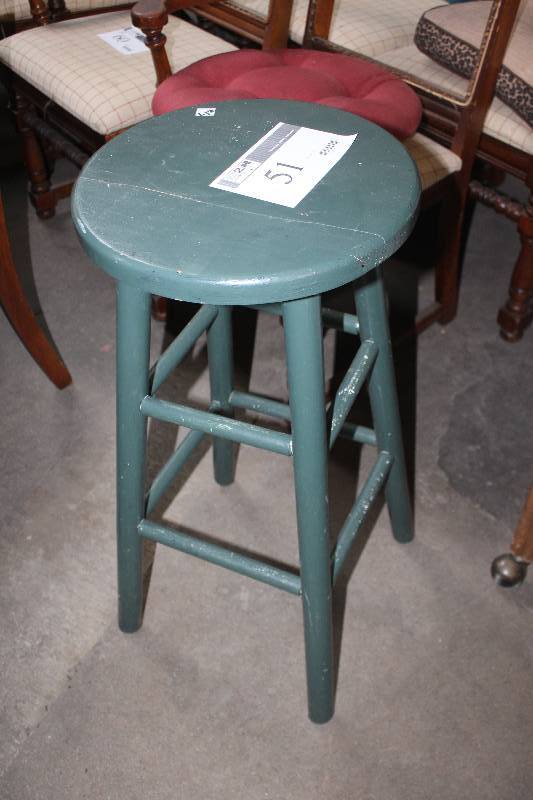 lot 51 image: Wood Stool