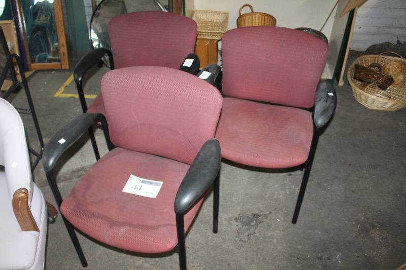 lot 44 image: Lot of (3) Arm Chairs