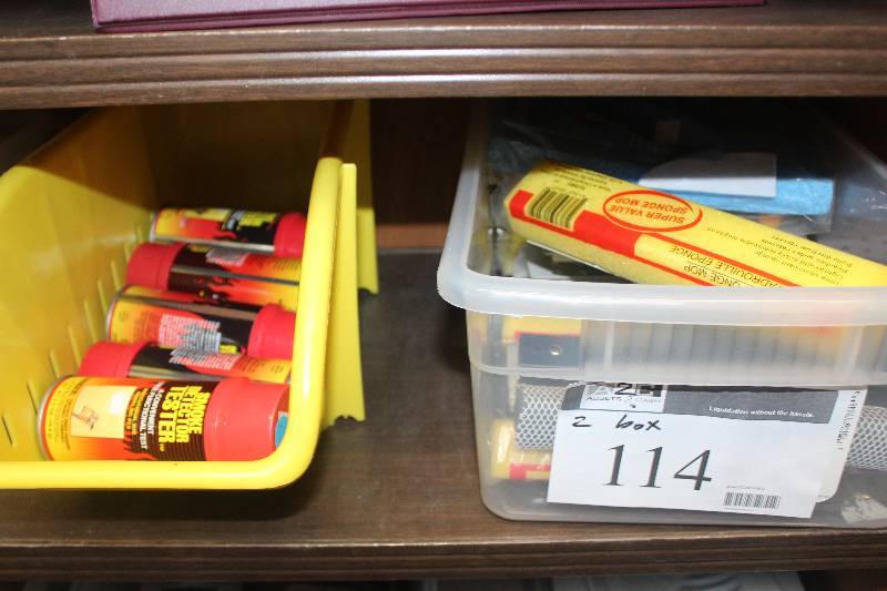 lot 114 image: Lot of (2) Box Lot of Household Items
