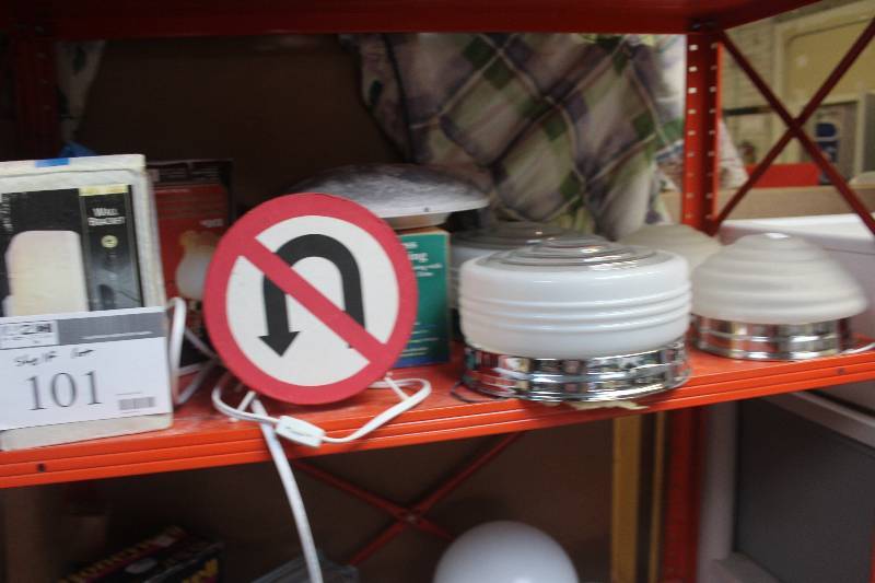 lot 101 image: Shelf Lot of Lighting