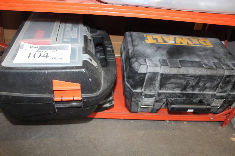 lot 104 image: Shelf Lot of Cases