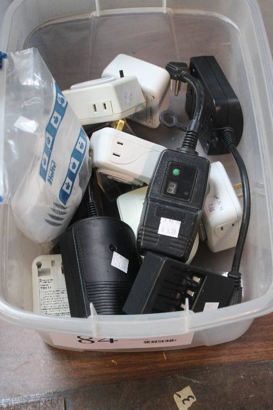 lot 84 image: Box Lot of Wall Outlet Timers