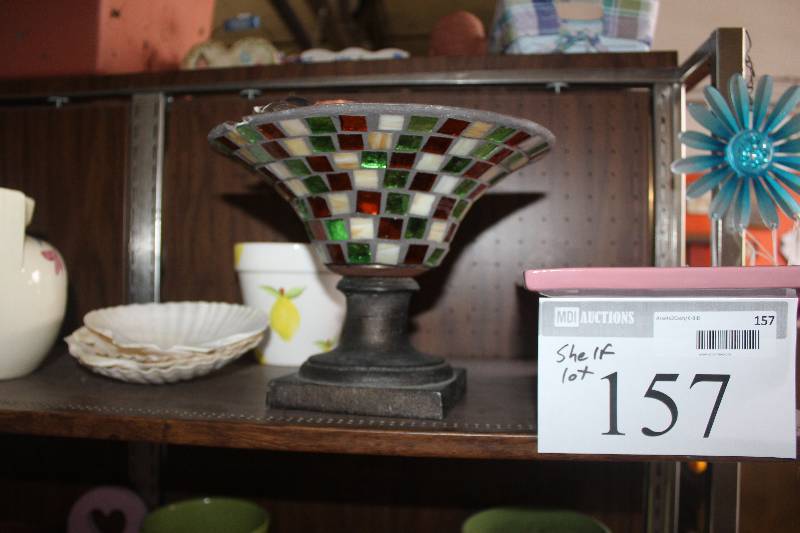 lot 157 image: Shelf Lot of Decorations