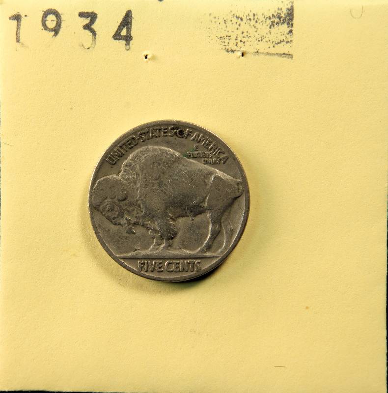 1934 BUFFALO NICKEL FINE