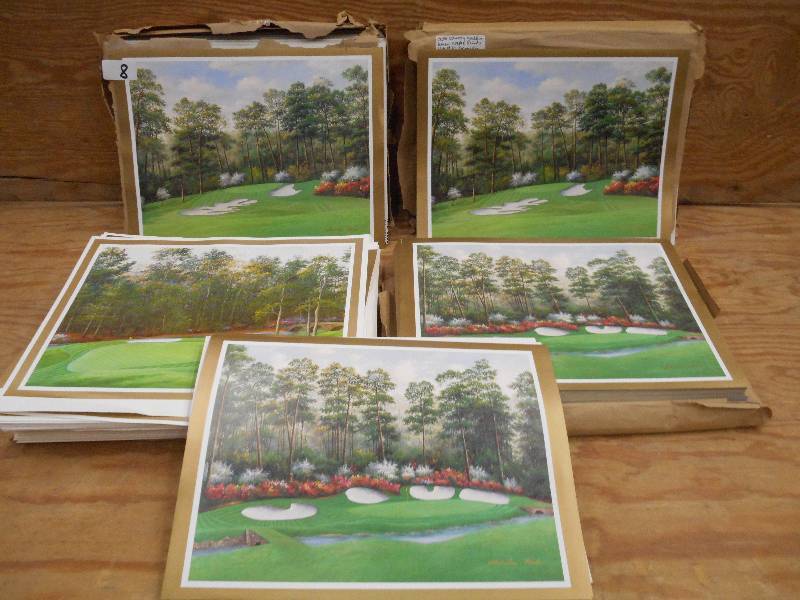 Approx (800) Assorted Gold Prints,...
