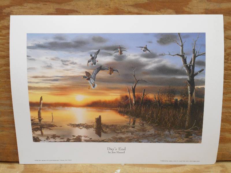 (8) Jim Hansel Prints Days End Me...