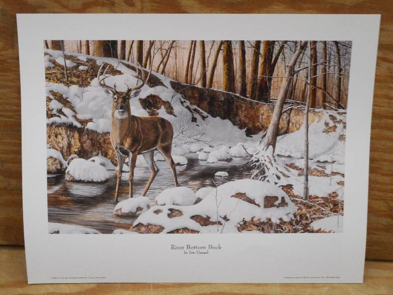 Approx (100) Jim Hansel Prints Riv...