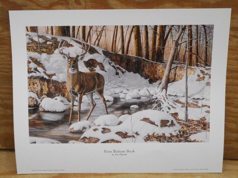 Approx (100) Jim Hansel Prints Riv...