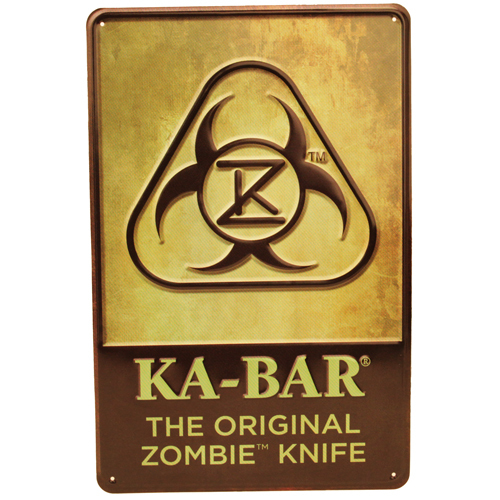 Ka-Bar Zombie Original SignTin