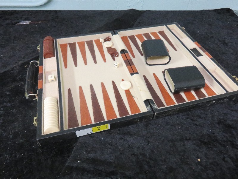 Backgammon Game with Case