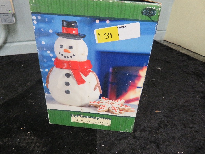 Snowman Cookie Jar