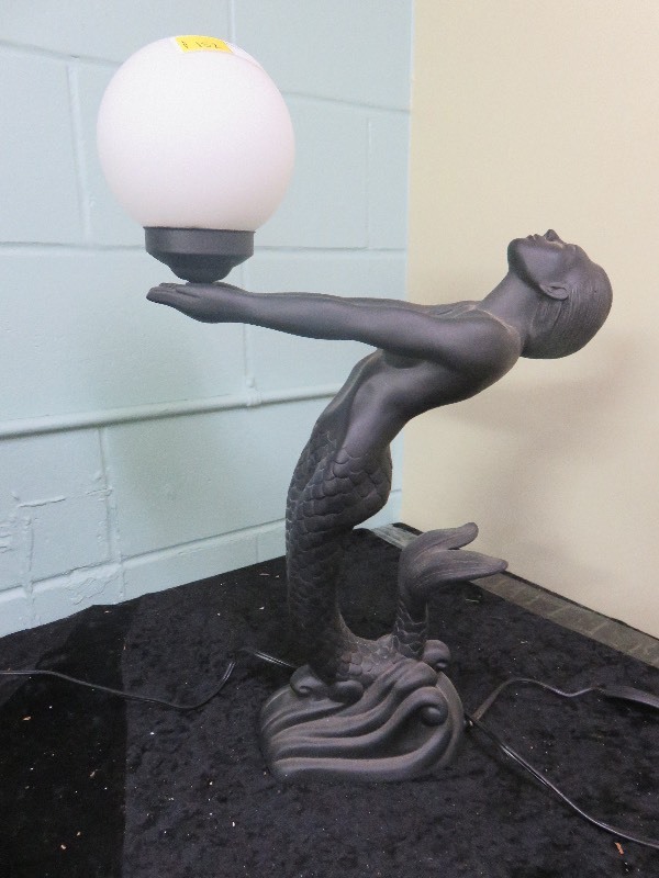 Mermaid table lamp