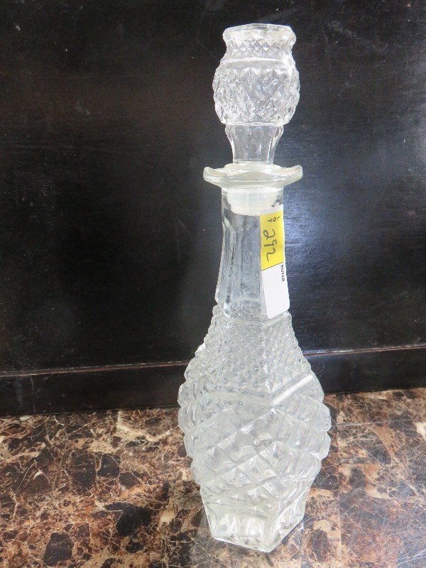cut glass decanter