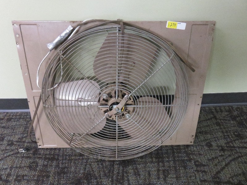 large metal fan