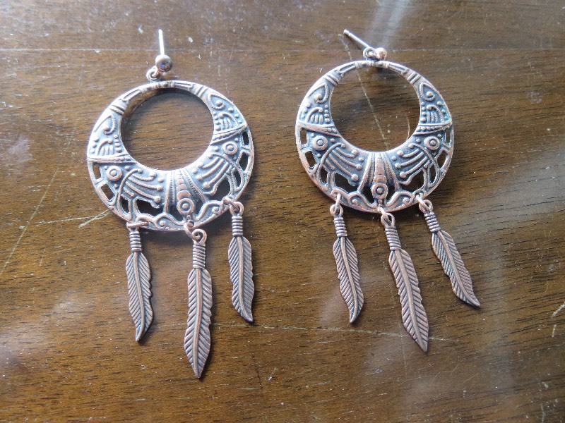 Native American themed earrings