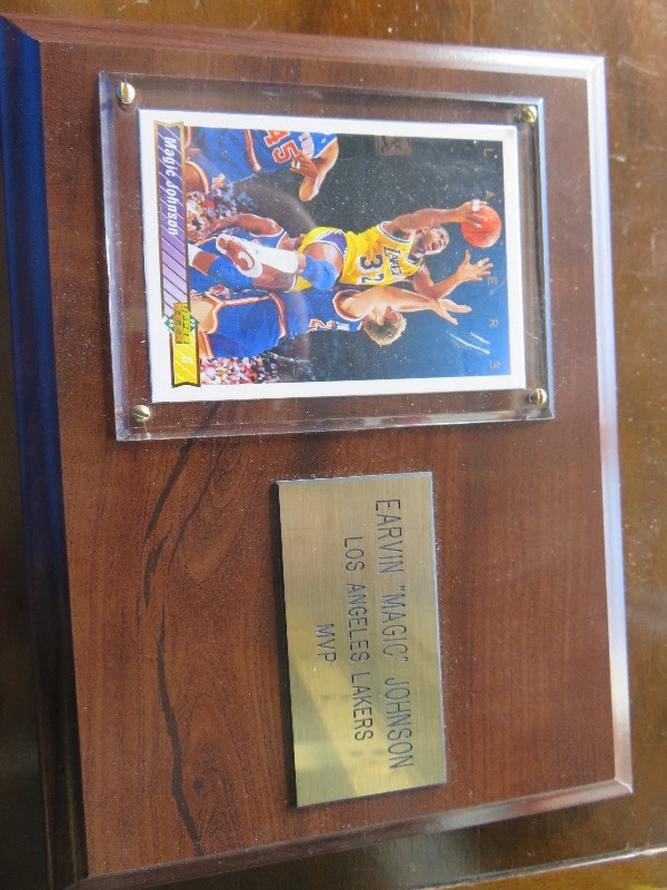 Magic Johnson Plaque