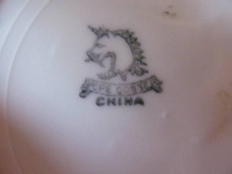 Beautiful,Popr Gosser hand painted plate