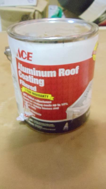 lot 2 image: NEW Qty 6 Gallon Cans ACE Aluminum Roof Coating Fibered