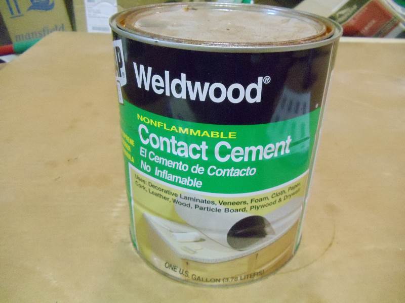 lot 5 image: NEW Qty 2 Gallon Cans DAP Weldwood Contact Cement