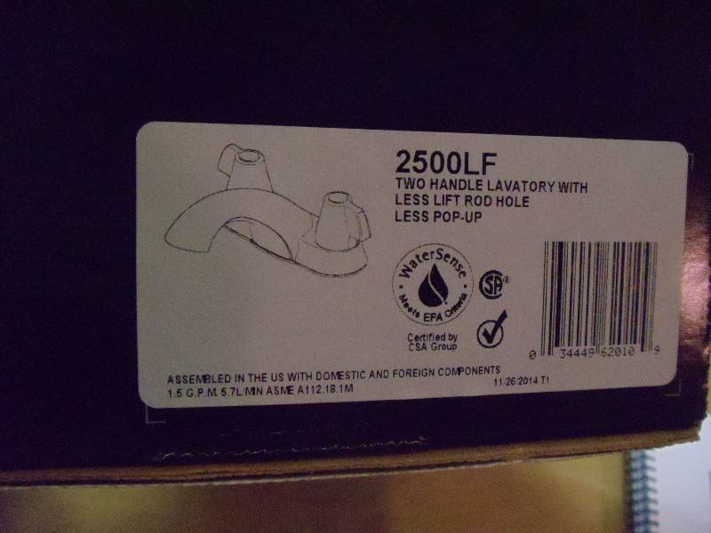 lot 8 image: New Delta Lavatory Faucet 2500LF