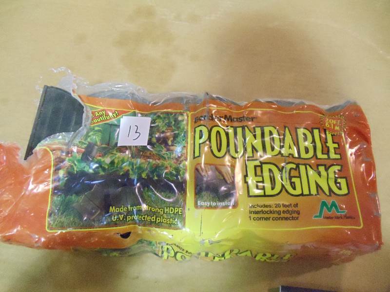 lot 13 image: NEW approx 20 ft poundable Lawn Edging