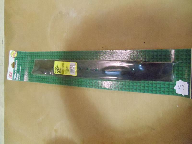 lot 20 image: NEW ACE 20 in Lawnmower Blade for Murray 75785