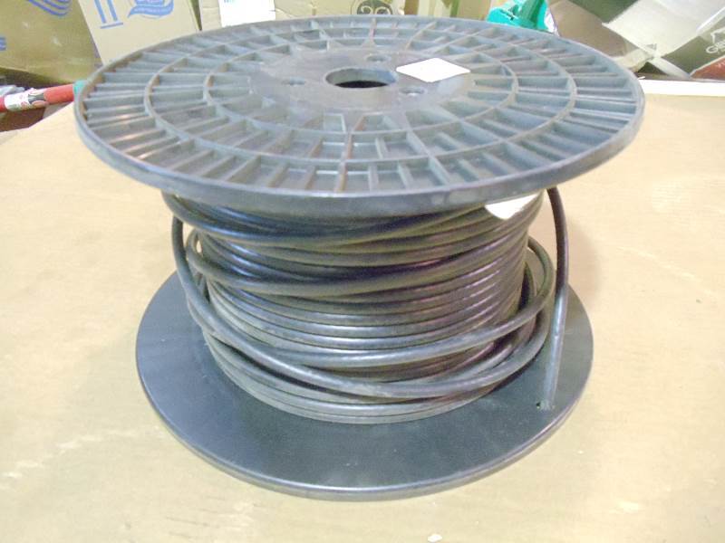 lot 23 image: NEW Spool approx 300 ft RG6 Coax Cable Black