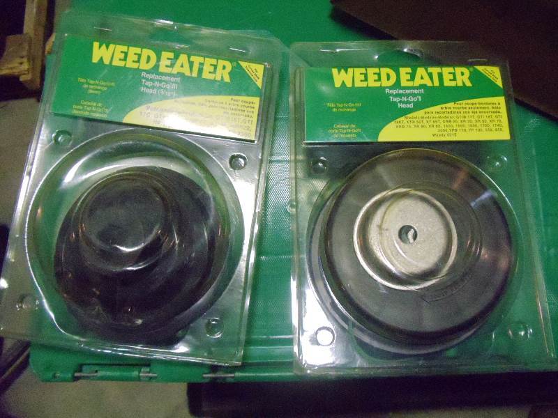 lot 29 image: NEW Qty 2 Weed Eater String Trimmer Replacement Heads Tap n Go I and Tap and Go 3