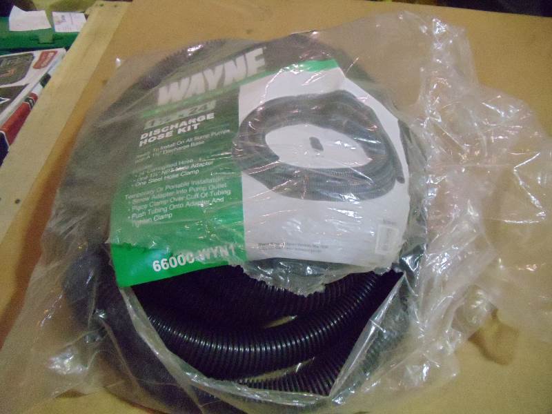 lot 49 image: NEW Wayne Sump Pump Discharge Hose Kit 1.5in x 24 ft