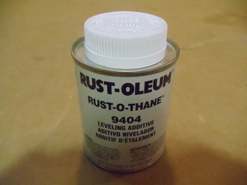 lot 56 image: NEW Qty 6 Bottles Rust-Oleum Rust-O-Thane Leveling Addative 9404
