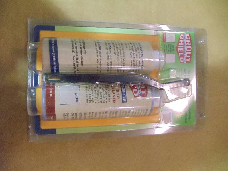 lot 73 image: NEW Qty 7 Grout Shield Grout Restoration System