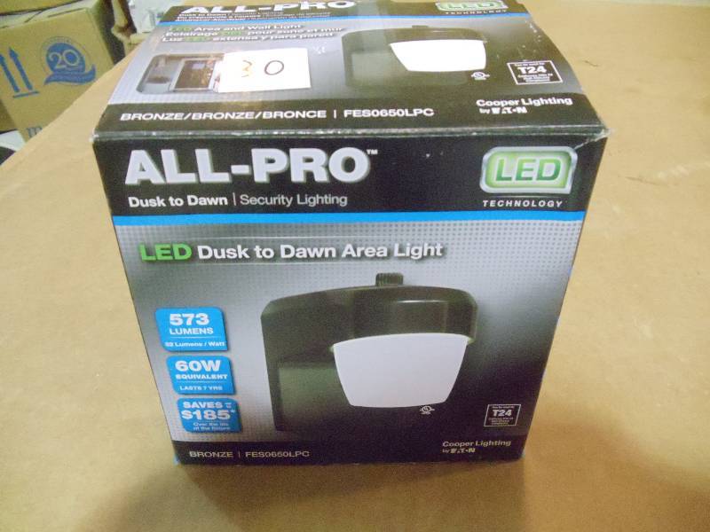 lot 80 image: NEW All Pro Outdoor Area and Wall Light