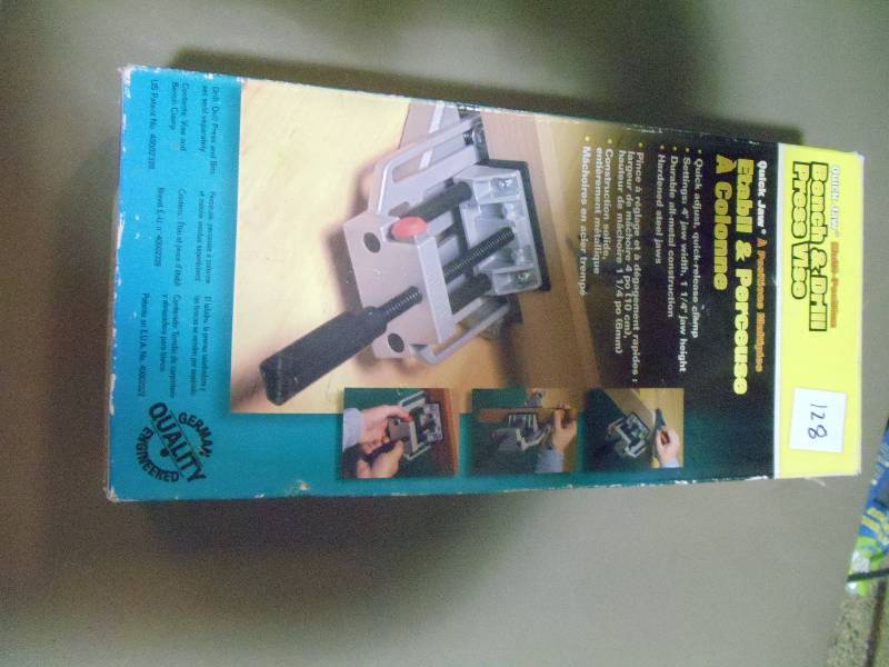 lot 128 image: NEW Quick Jaw Multi-Position Bench & Drill Press Vise by Wolcraft 3410